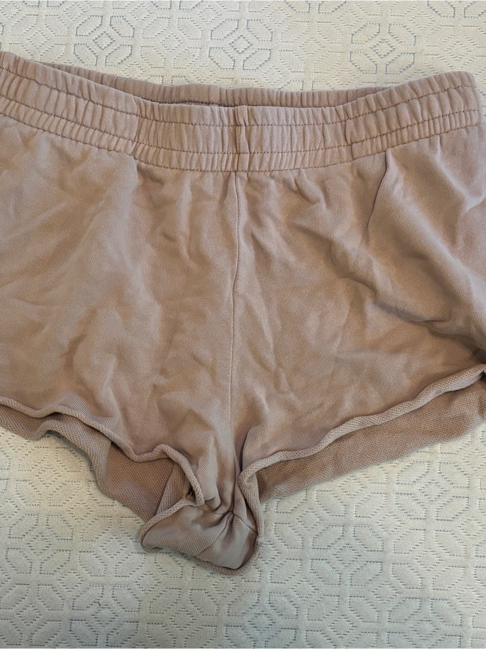 Garage Women's Soft Lounge Shorts in Beige